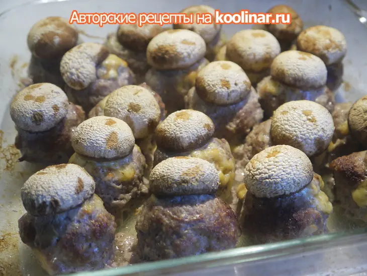 Тефтели с грибами „боровички“: шаг 6