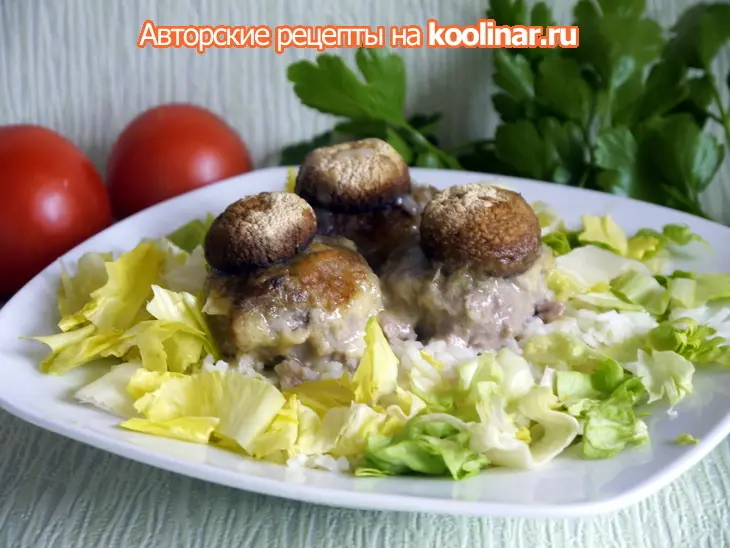 Тефтели с грибами „боровички“: шаг 9