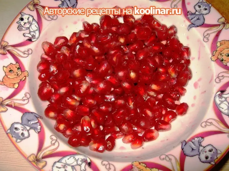 Салат «зёрна любви»: шаг 3