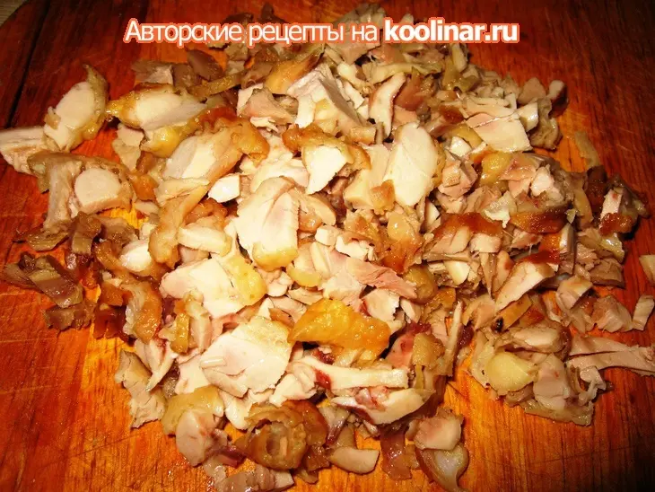 Салат «зёрна любви»: шаг 5