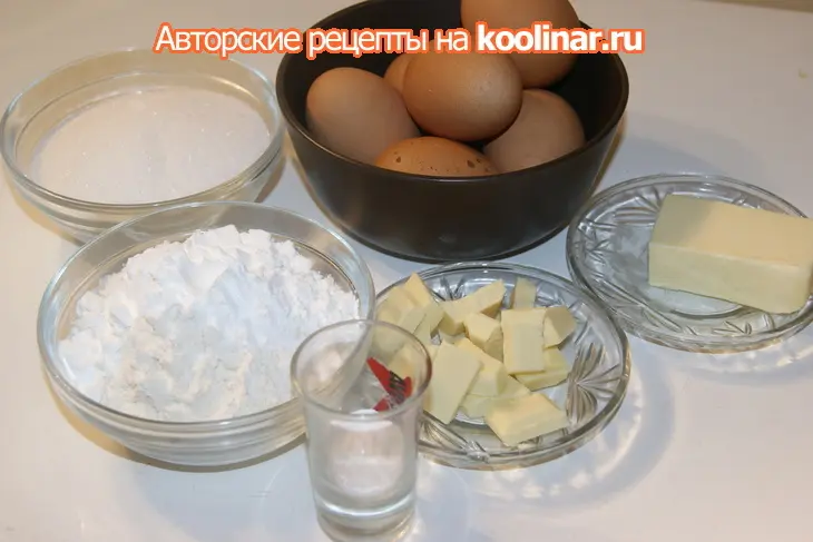 Торт "белый трюфель"tartufo bianco: шаг 1