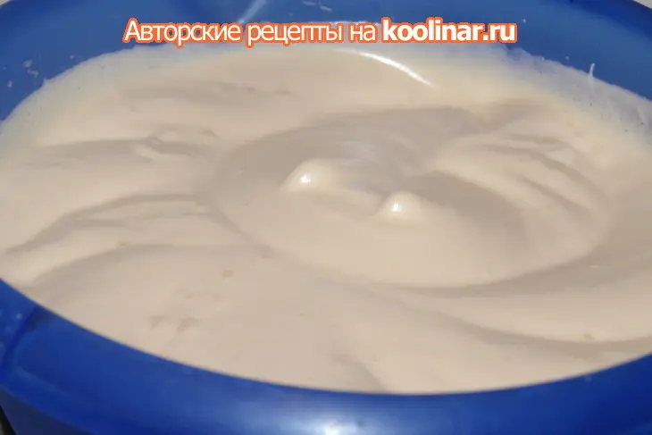 Торт "белый трюфель"tartufo bianco: шаг 5