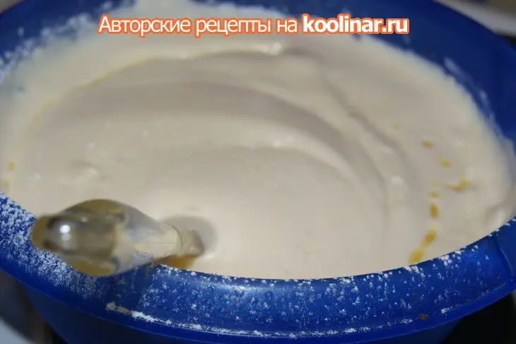 Торт "белый трюфель"tartufo bianco: шаг 7