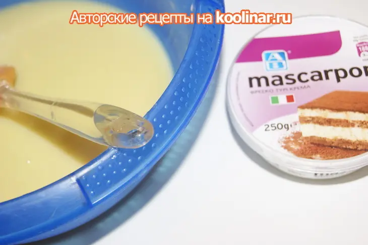 Торт "белый трюфель"tartufo bianco: шаг 11