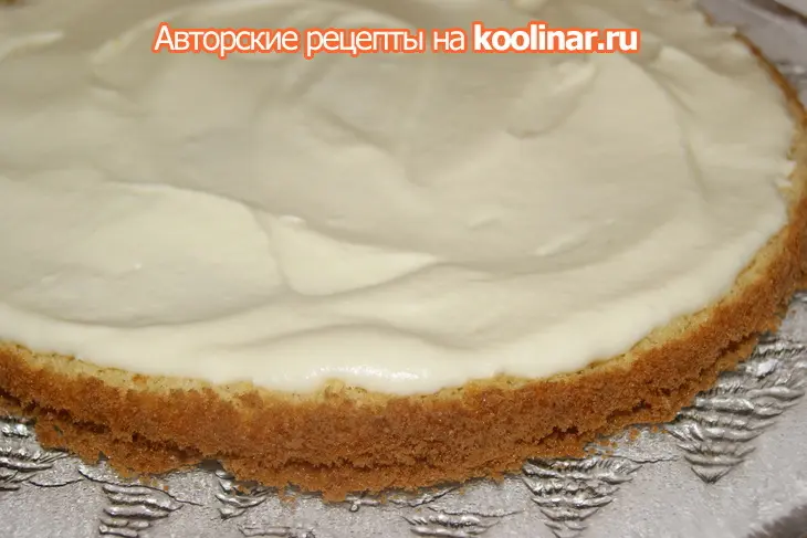 Торт "белый трюфель"tartufo bianco: шаг 13