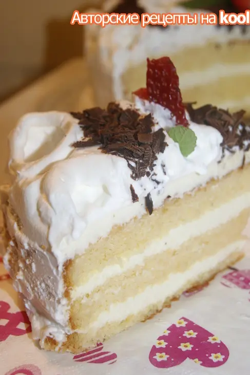 Торт "белый трюфель"tartufo bianco: шаг 17