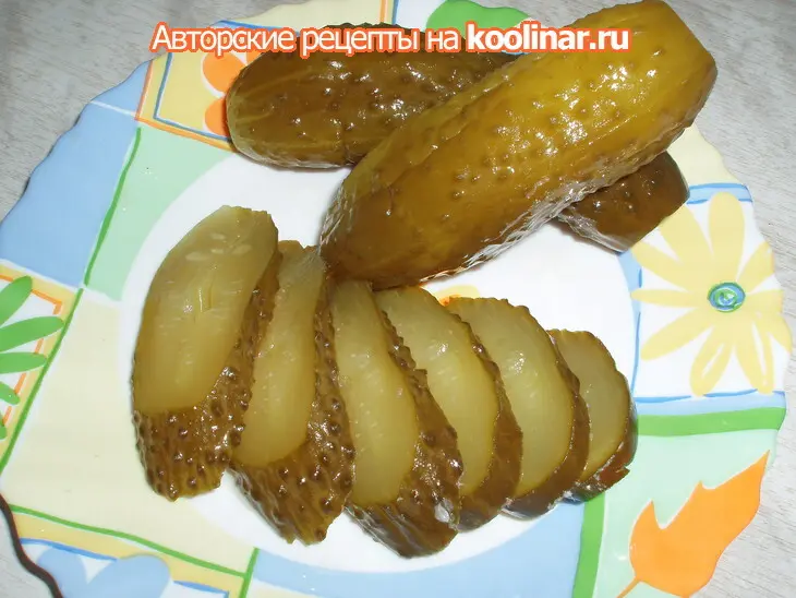 Кисло-сладкие огурчики: шаг 1