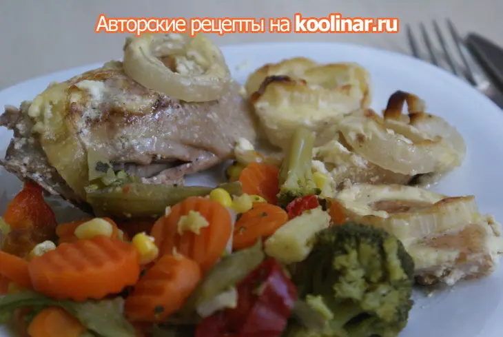 Курица по-французски: шаг 10