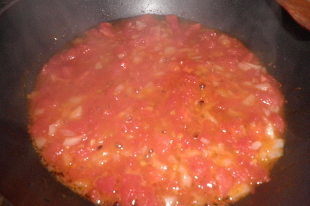 Гренки чесночные с помидорами и беконом: шаг 2