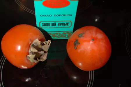 Запеканка творожно-шоколадная с хурмой: шаг 1