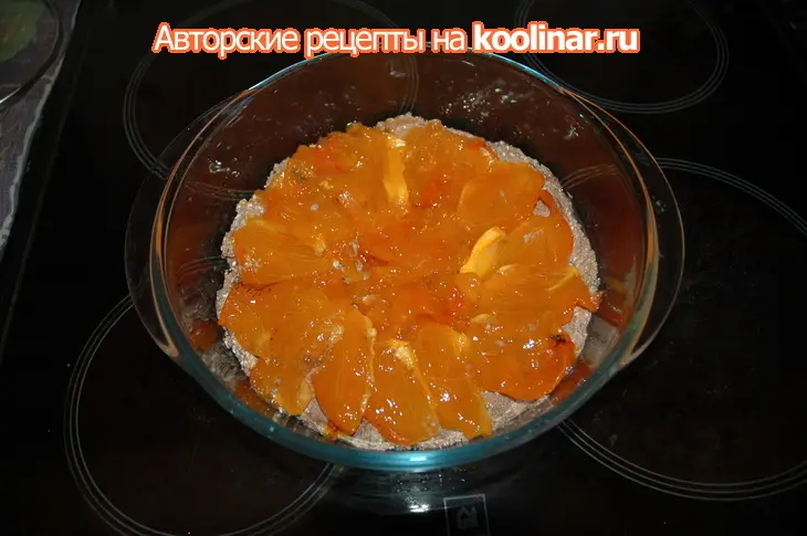 Запеканка творожно-шоколадная с хурмой: шаг 3