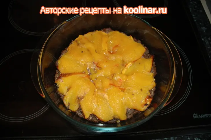 Запеканка творожно-шоколадная с хурмой: шаг 4