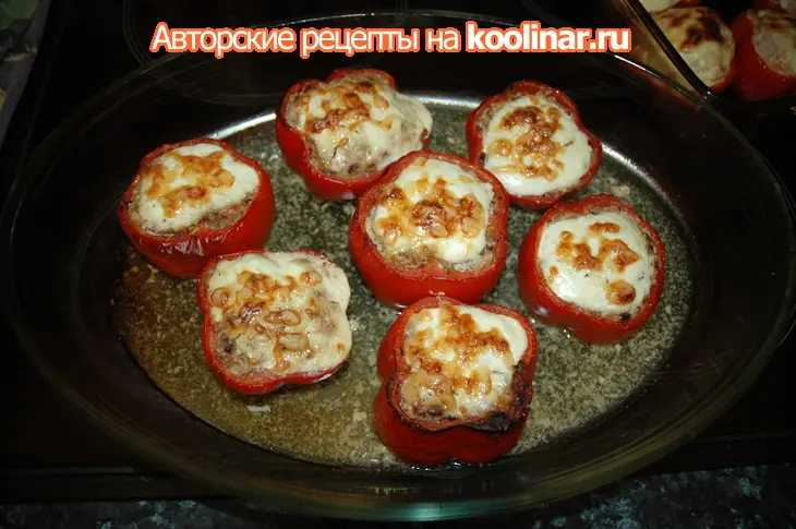 Перец фаршированный курицей с черносливом: шаг 4