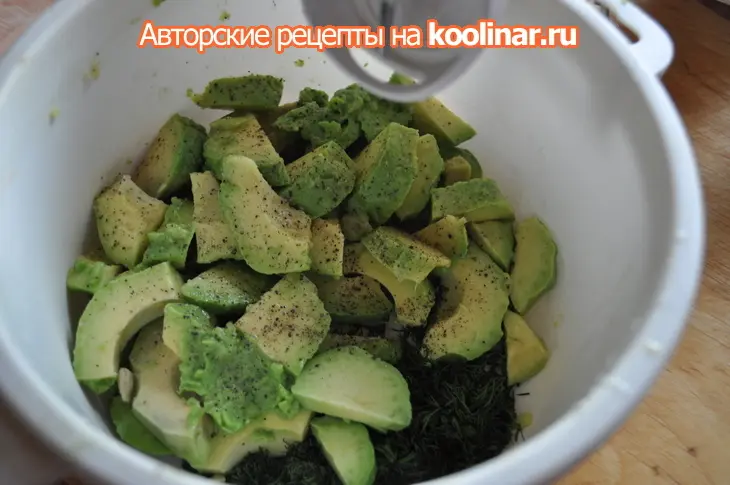 Форель с авокадо и грейпфрутом: шаг 3