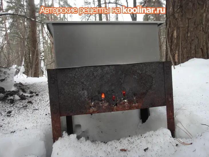 Первое весеннее копчение рыбы: шаг 5