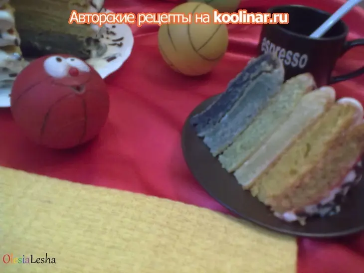 Мини-торт  "радужный"...с натуральными красителями))): шаг 16