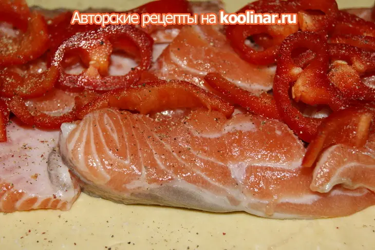 Рулет с сёмгой: шаг 3