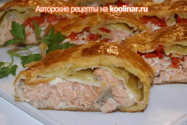 Рулет с сёмгой: шаг 6