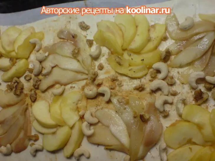 Открытый фруктовый пирог с сыром/tortine di frutta: шаг 5