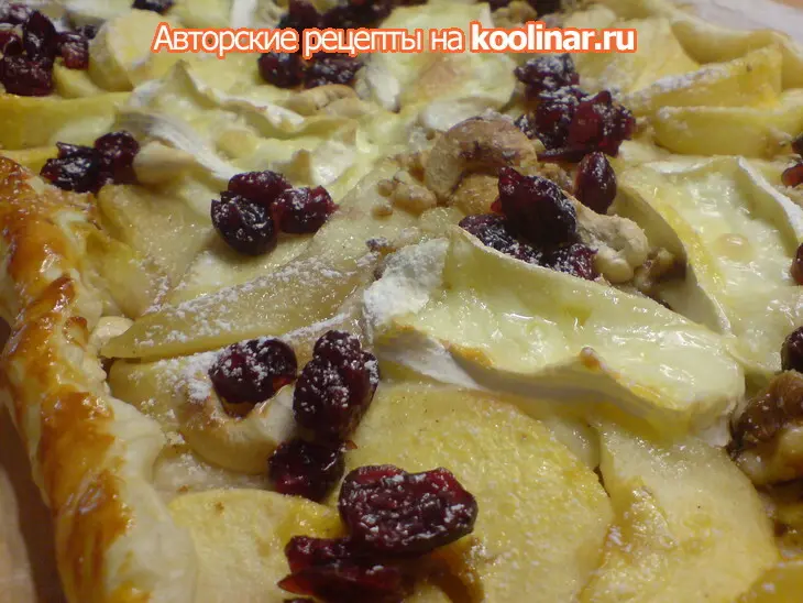 Открытый фруктовый пирог с сыром/tortine di frutta: шаг 9