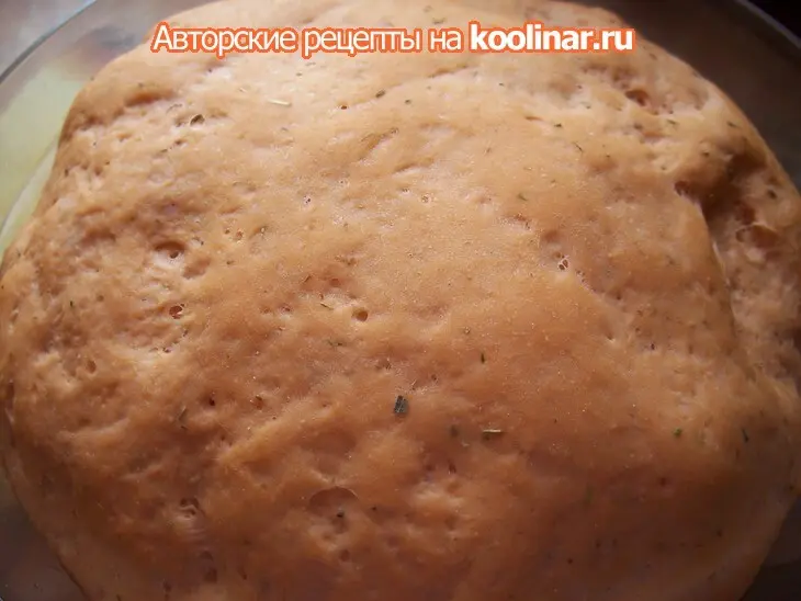 Фокачча на томатном соке: шаг 2