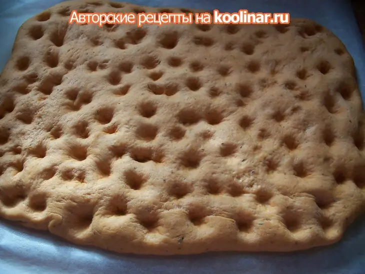 Фокачча на томатном соке: шаг 5