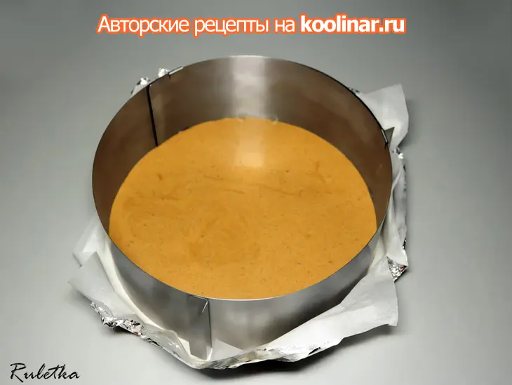 Торт с суфле и ягодной прослойкой "шоколадное кружево": шаг 4