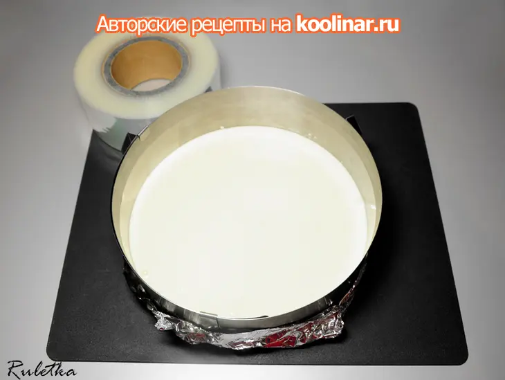 Торт с суфле и ягодной прослойкой "шоколадное кружево": шаг 10