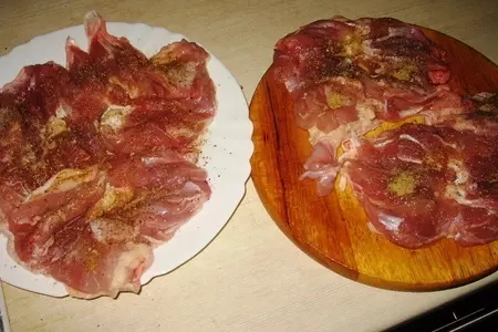 Куриные рулетики с адыгейским сыром: шаг 3