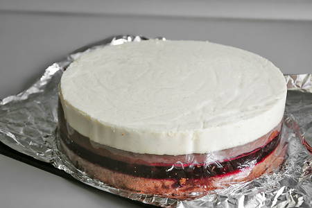 Торт с суфле и ягодной прослойкой "шоколадное кружево": шаг 20