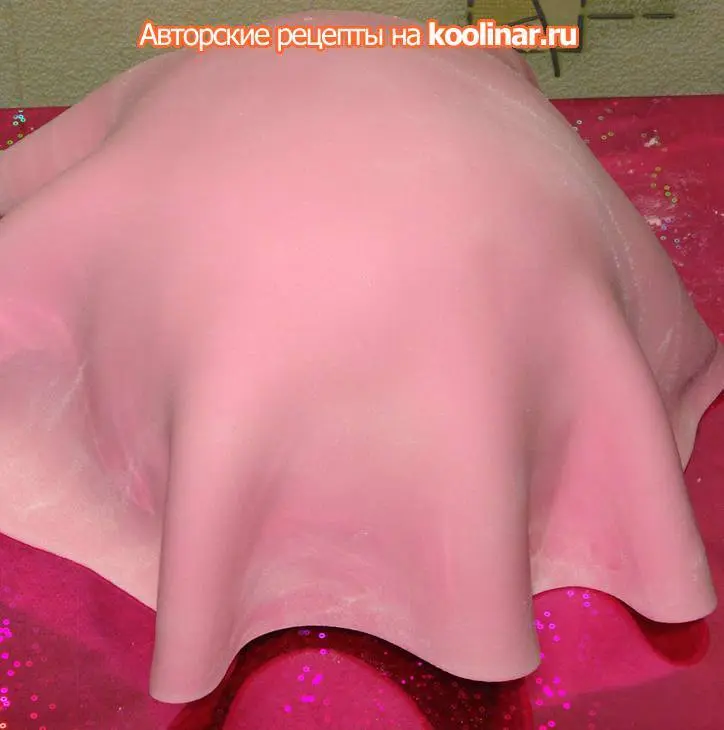 Торт "карета для настоящей принцессы": шаг 15