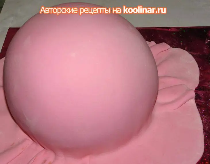 Торт "карета для настоящей принцессы": шаг 16