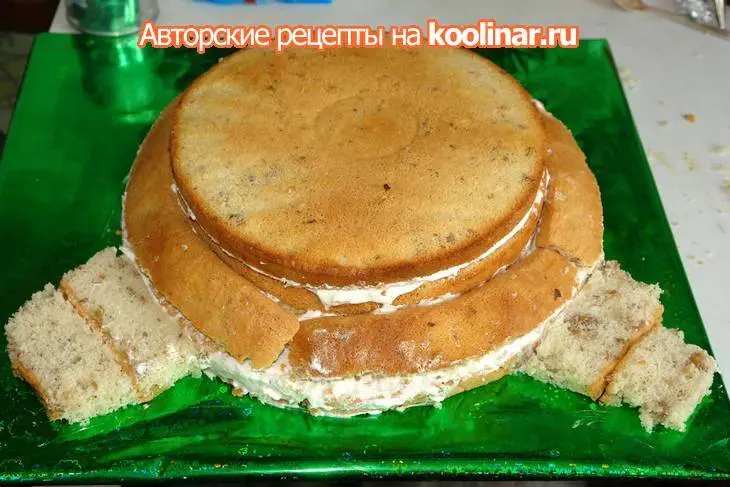 Торт "белоснежка и семь гномов": шаг 3