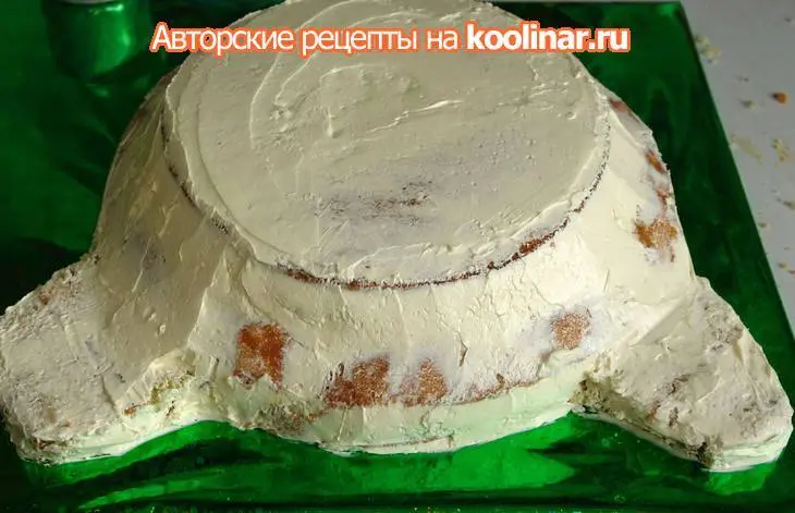 Торт "белоснежка и семь гномов": шаг 4