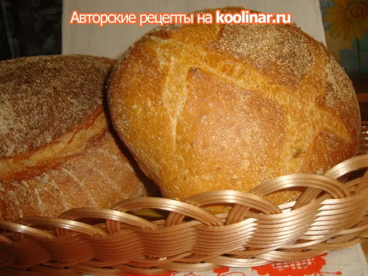 Хлеб пшеничный на спелом тесте (самозаквасочный): шаг 6