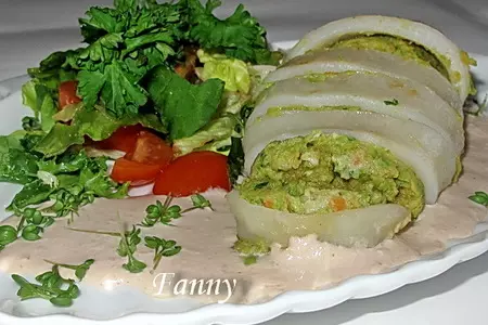 Феррара - фаршированные кальмары с соусом из тунца: шаг 9