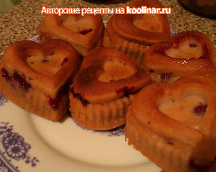 Кексы с вишней постные.: шаг 1