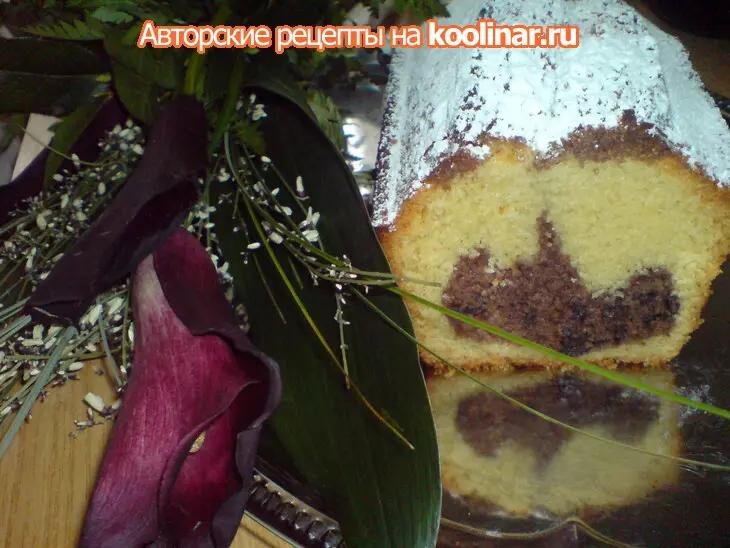 Кекс с яичным ликёром и шоколадом: шаг 8