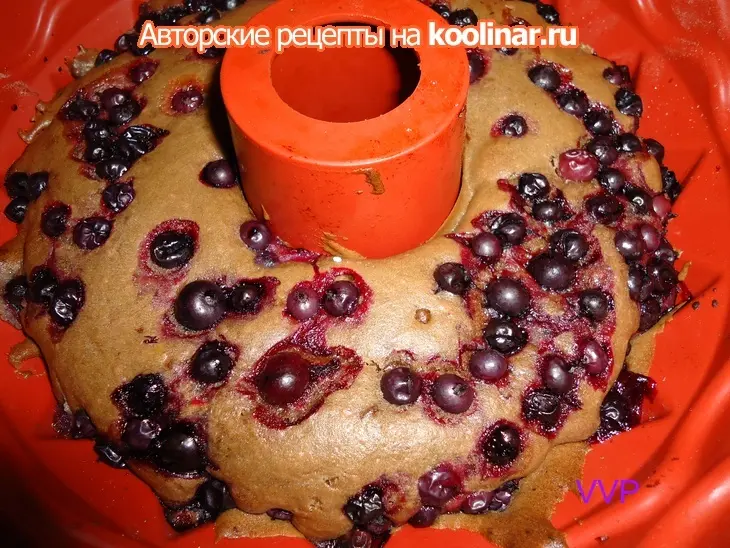 Шоколадный кекс с заварным кремом: шаг 5