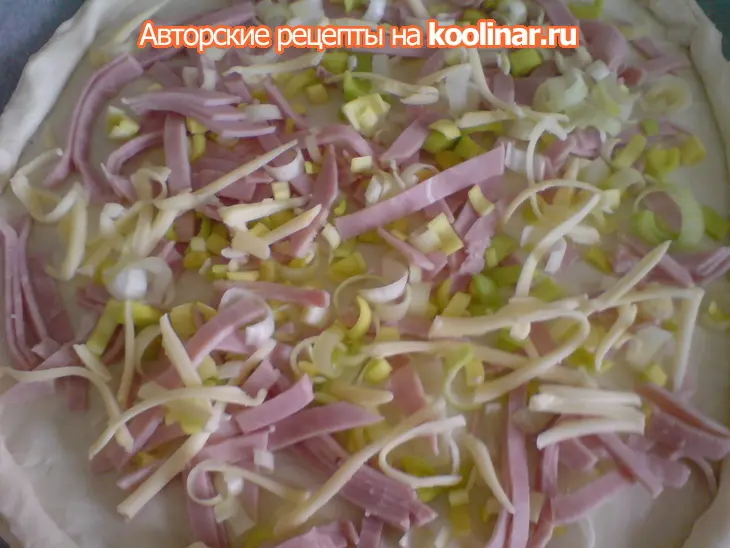Закусочный тарт с фаршированными помидорками/torta salata con pomodorini  farciti: шаг 4