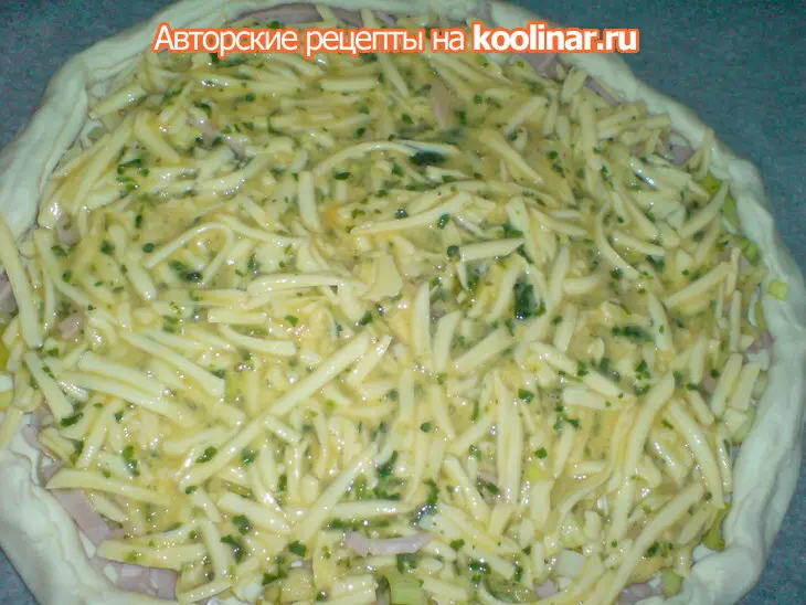 Закусочный тарт с фаршированными помидорками/torta salata con pomodorini  farciti: шаг 6