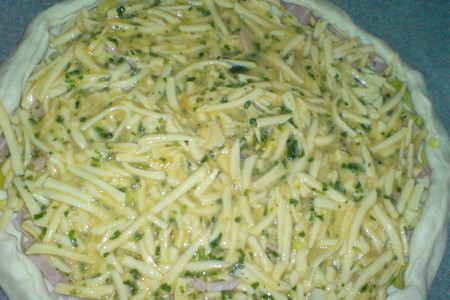 Закусочный тарт с фаршированными помидорками/torta salata con pomodorini  farciti: шаг 6