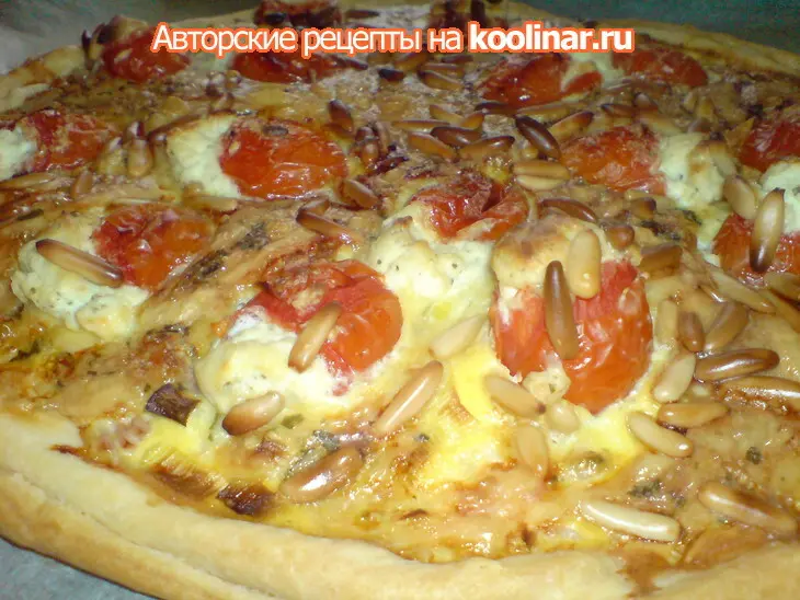 Закусочный тарт с фаршированными помидорками/torta salata con pomodorini  farciti: шаг 8