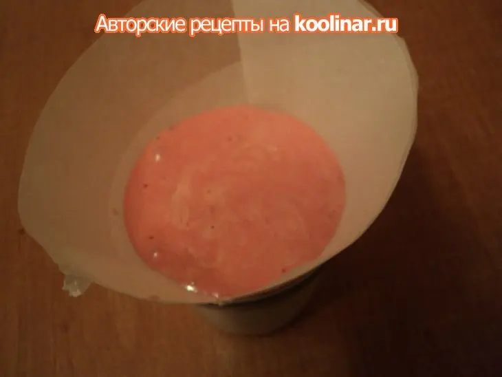 Торт « для тебя»: шаг 3