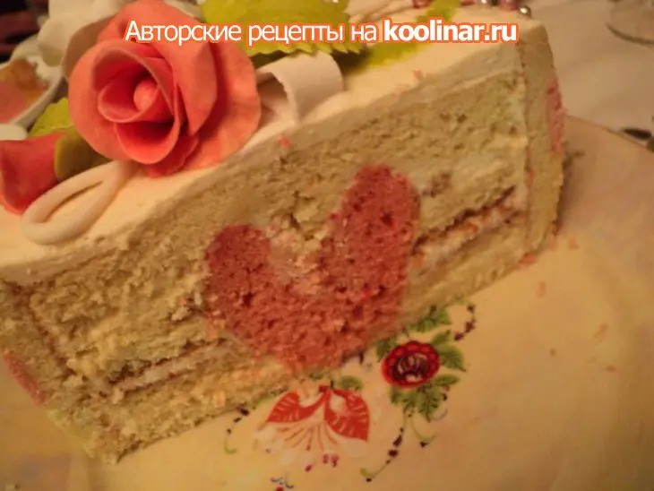 Торт « для тебя»: шаг 18
