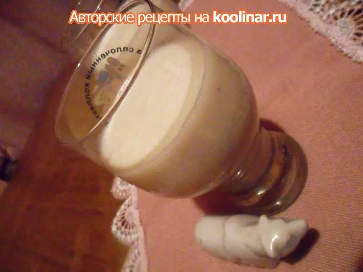 Молочно-ванильный коктейль: шаг 3