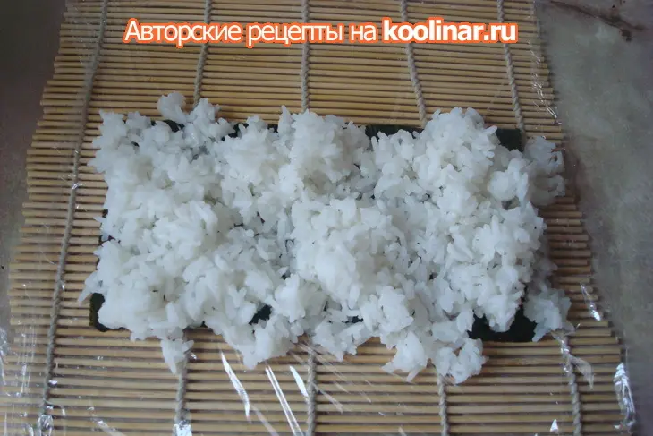 Роллы с копченым угрем и не только!: шаг 2