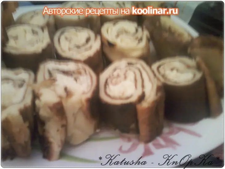 Рулетики из омлета: шаг 5