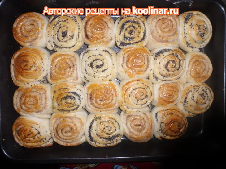 Булочки с корицей и маком: шаг 7