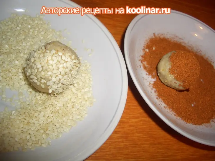 Закуска "сырные шарики": шаг 7